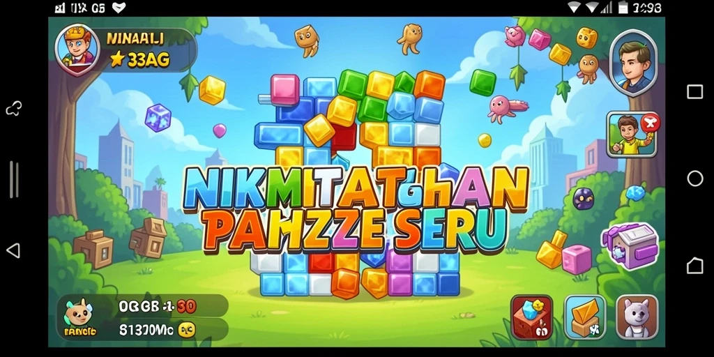 Tampilan gameplay seru dari 33AG yang penuh dengan tantangan Puzzle.
