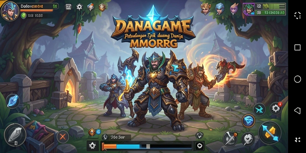 Gameplay seru DANAGAME dengan grafis menakjubkan.