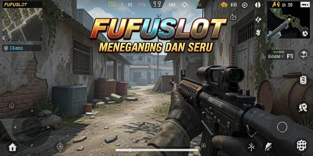 Tampilan gameplay FPS yang seru dalam FUFUSLOT.