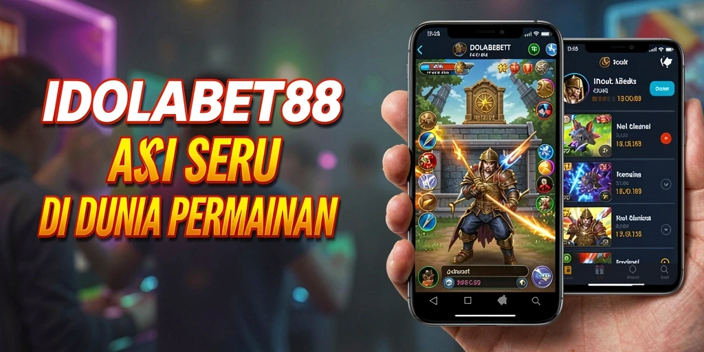 Tampilan aksi mendebarkan dalam gameplay IDOLABET88.