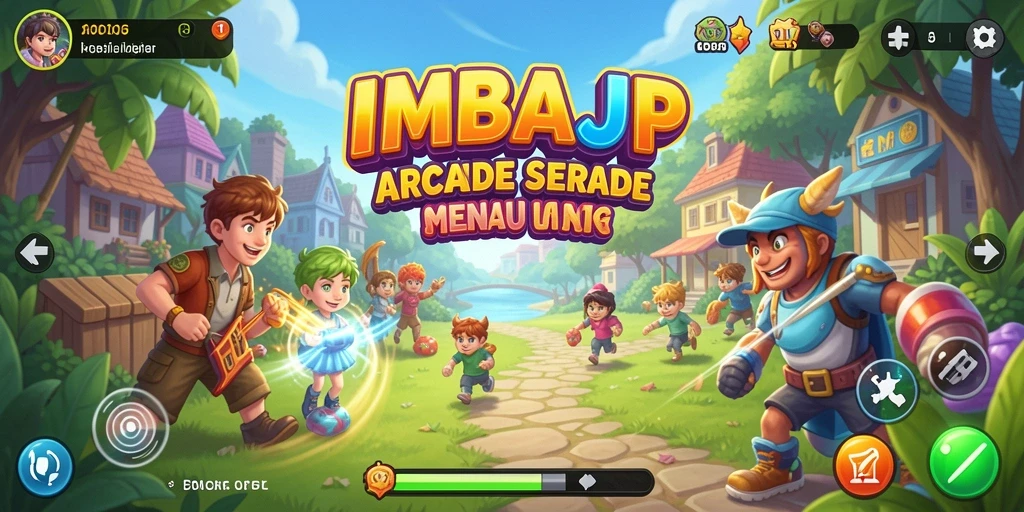 Tangkapan layar IMBAJP yang menunjukkan aksi mendebarkan dalam gameplay Arcade.