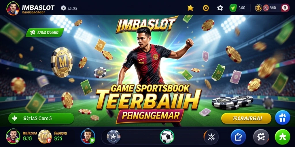Tampilan menarik dari gameplay taruhan Sportsbook IMBASLOT.