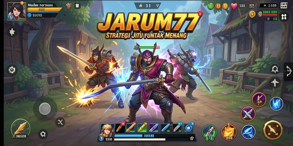 Tampilan gameplay <strong>JARUM77</strong> dengan strategi mendebarkan.
