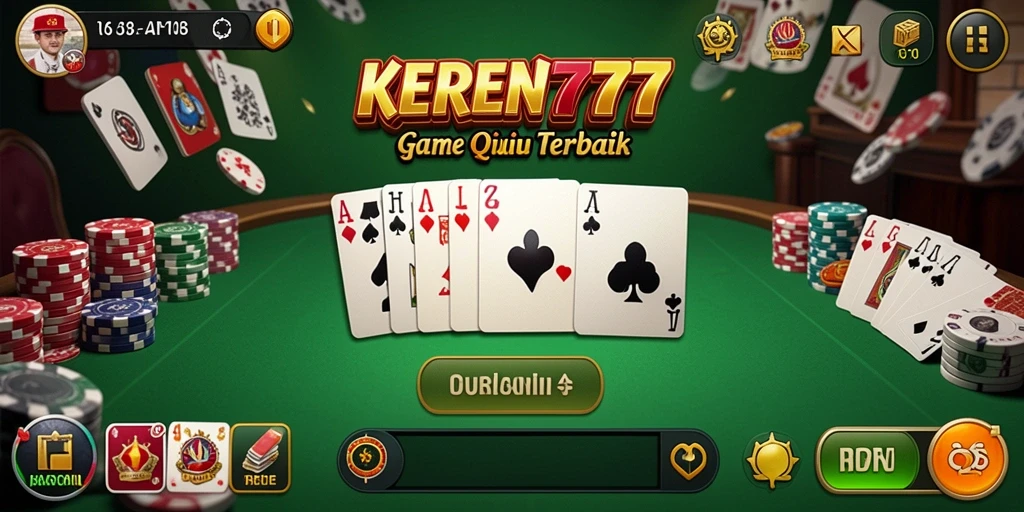 Screenshot gameplay QiuQiu yang menarik dan mendebarkan.