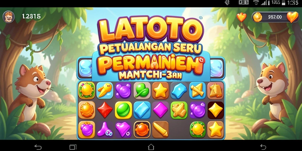 Gameplay menarik dengan kombinasi warna dalam LATOTO.