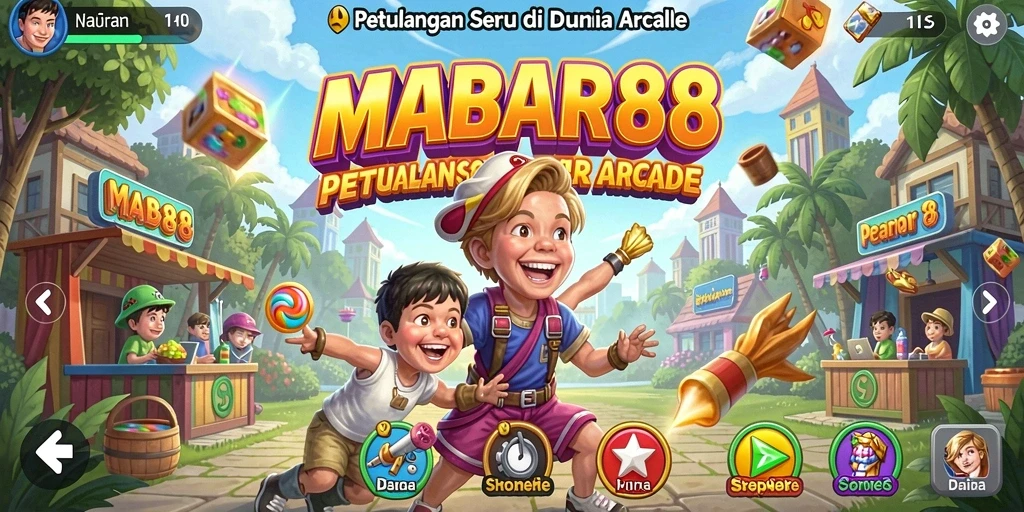 Tampilan gameplay MABAR88 yang penuh aksi dan tantangan.