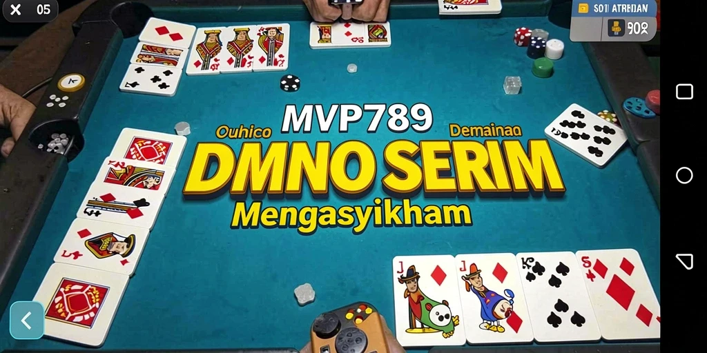 Tampilan gameplay seru dengan aksi Domino yang menarik.