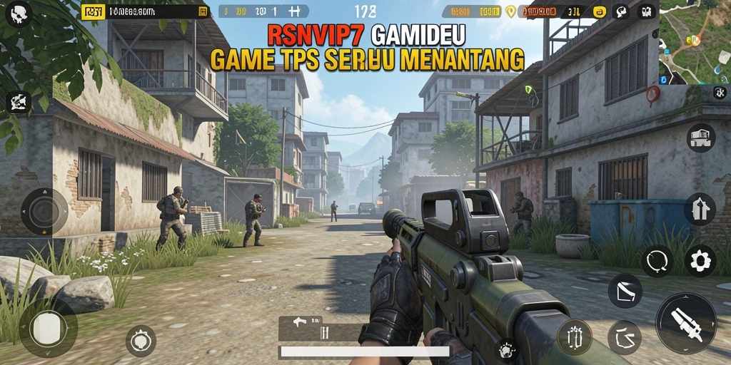 Tampilan gameplay seru dalam pertempuran TPS RSNVIP7.