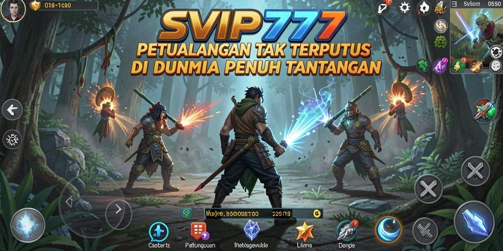 Tampilan gameplay menawan dari SVIP777 yang penuh petualangan.