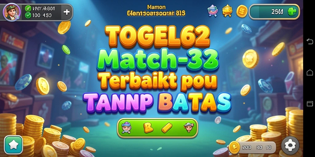 Tampilkan gameplay menantang dari TOGEL62 dengan permata berwarna-warni.